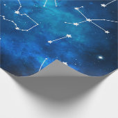 Sterrenskaart Sterrenbeeld Astronomie Liefhebber Cadeaupapier (Hoek)