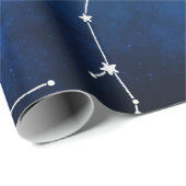 Sterrenskaart Sterrenbeeld Astronomie Liefhebber Cadeaupapier (Rol Hoek)