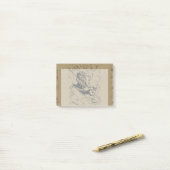Sterrenskaart van Steenbok door Hevelius circa 169 Post-it® Notes (Op bureau)