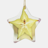 Sterrensornament met tafelzout keramisch ornament (Rechts)