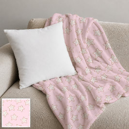 Sterrenspikkelkoekjes Fleece Deken