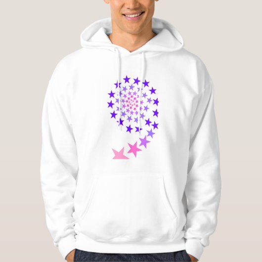 sterrenspiraal hoodie (Voorkant)