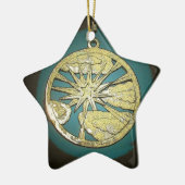 Sterrensprong door wolken keramisch ornament (Links)