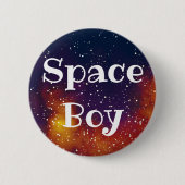 sterrenstatus van Space Boy Ronde Button 5,7 Cm (Voorkant)