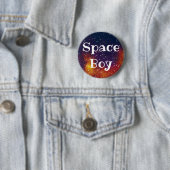 sterrenstatus van Space Boy Ronde Button 5,7 Cm (In situ)