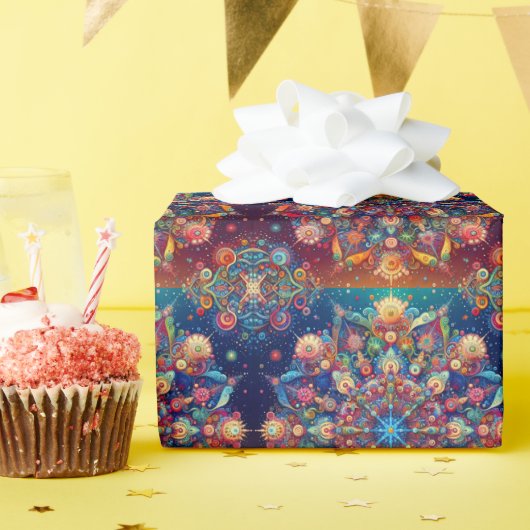 STERRENSTELSEL CADEAUPAPIER (Verjaardagsfeest)