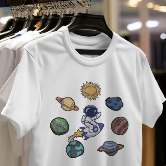 Sterrenstelsel dromende ontdekkingsreiziger astron t-shirt