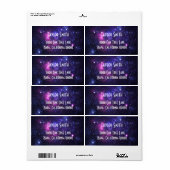 sterrenstelsel etiket (Full Sheet)