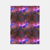 sterrenstelsel fleece deken (Voorkant)