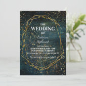 Sterrenstelsel Galaxy Space Stars Dromen bruiloft  Kaart (Staand voorkant)