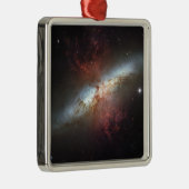 sterrenstelsel, Messier 82 Metalen Ornament (Rechts)