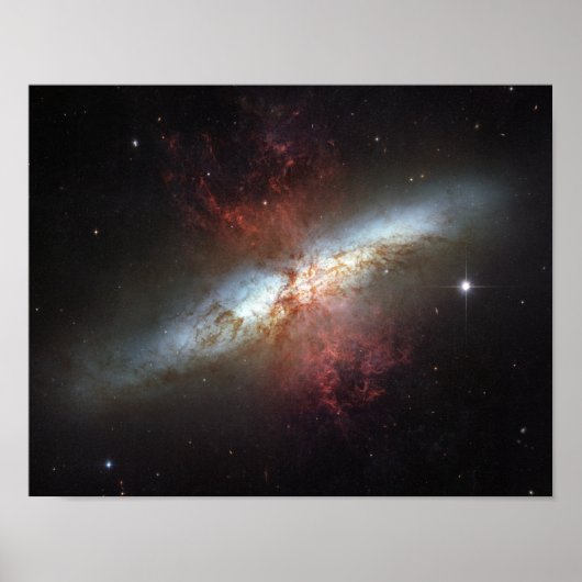 sterrenstelsel, Messier 82 Poster (Voorkant)