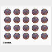 STERRENSTELSEL RONDE STICKER (Vel)