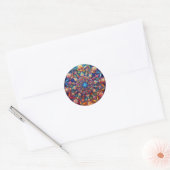 STERRENSTELSEL RONDE STICKER (Envelop)