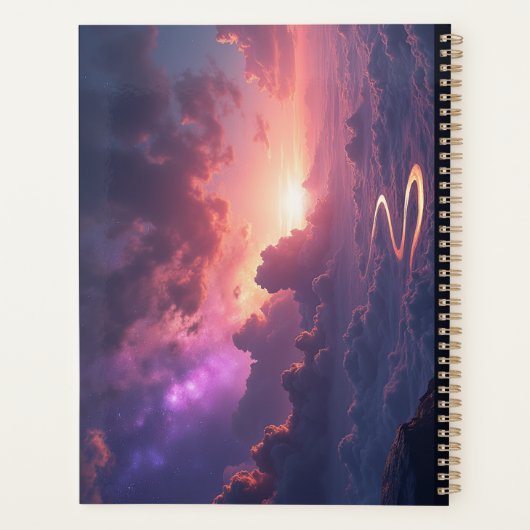 sterrenstelsel-ruimtebiljet planner (Achterkant)