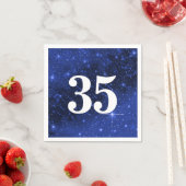 Sterrenstelsel voor 35e verjaardag servet (Insitu)