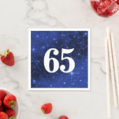 Sterrenstelsel voor 65e verjaardag servet (Insitu)