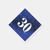 Sterrenstelsel voor de 30e verjaardag servet (Hoek)