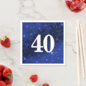 Sterrenstelsel voor de 40e verjaardag servet (Insitu)
