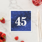 Sterrenstelsel voor de 45e verjaardag servet (Insitu)