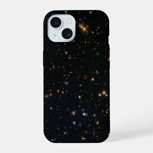 Sterrenstelselcluster Abell 370 Parallel Veld. iPhone 15 Case (Achterkant)