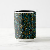 Sterrenstelsels Blauw Zwart & Koper Mok (Midden)