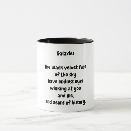 Sterrenstelsels koffiekop mok (Midden)