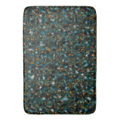 Sterrenstelsels Zwart Blauw & Goud Badmat (Voorkant Verticaal)