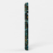 Sterrenstelsels Zwart Blauw & Koper Case-Mate iPhone Case (Achterkant/rechts)