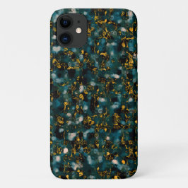 Sterrenstelsels Zwart Blauw & Koper Case-Mate iPhone Case