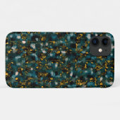 Sterrenstelsels Zwart Blauw & Koper Case-Mate iPhone Case (Achterkant (horizontaal))