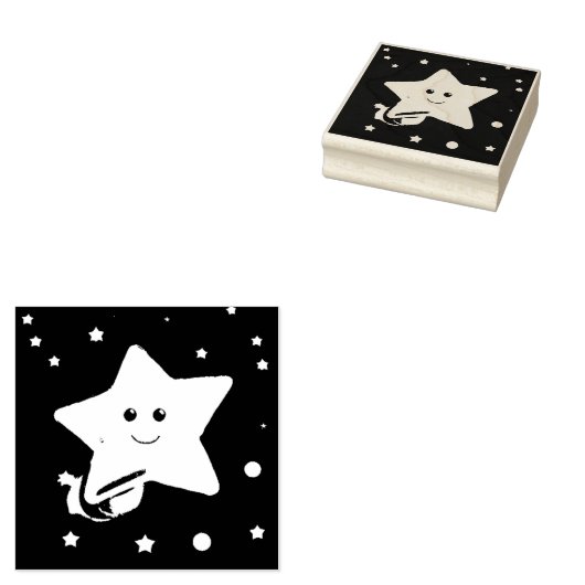 Sterrenstempel Rubberstempel (Gestempeld)