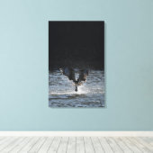 Sterrenstof - Osprey Canvas Afdruk (Insitu (Houten vloer))