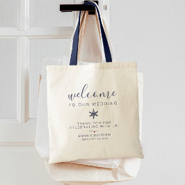 Sterrenstrand Bruiloft Welkom Tote Bag