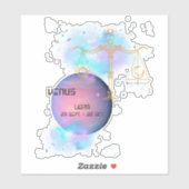 Sterrensymbool van de Libra Zodiac Venus Planet As Sticker (Vel)