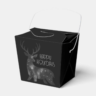 Sterrenteer Silhouet Prettig Kerstfeest Bedankdoosjes