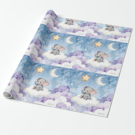 Sterrenterugkerende patroonbehang cadeaupapier
