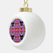 Sterrentulpen Keramische Bal Ornament (Rechts)