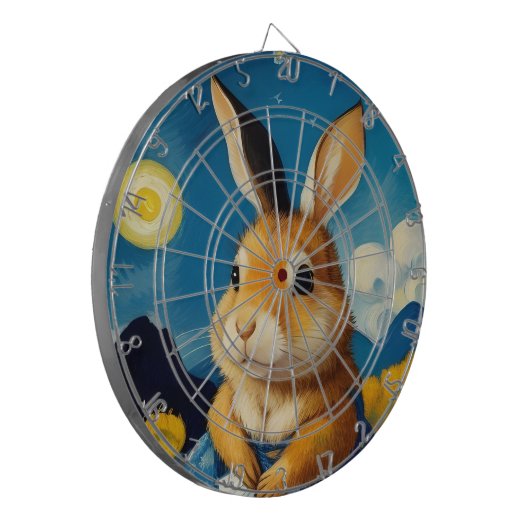 Sterrenveer Bunny Dart Board Dartbord (Voorkant Links)