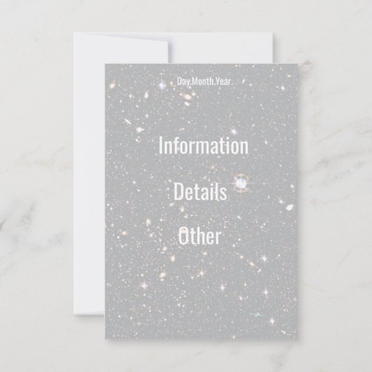 sterrenverzoek kaart (Achterkant)