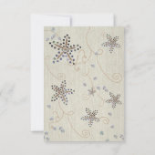 STERRENVIS ELEGANTE Strandfeest Tafel Nummerkaart Kaart (Achterkant)