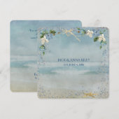 Sterrenvis huwelijksbelofte Verlengingsceremonie Kaart (Voorkant / Achterkant)