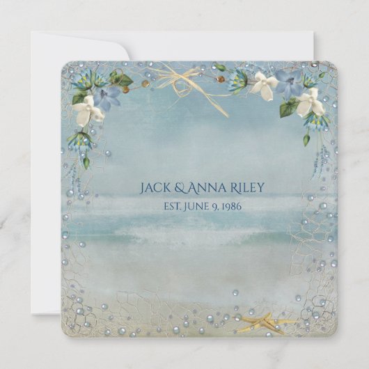 Sterrenvis huwelijksbelofte Verlengingsceremonie Kaart (Voorkant)