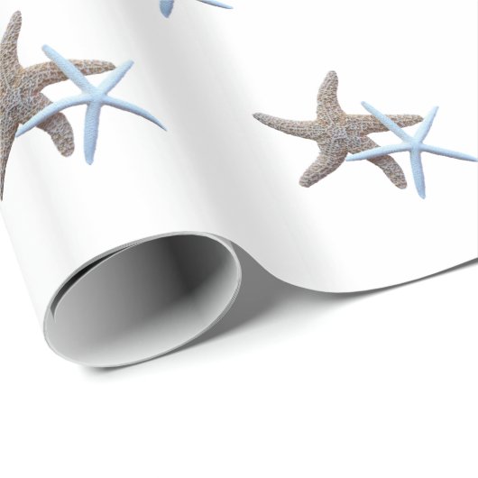 Sterrenvis Koppel Witte Bruiloft  Cadeaupapier (Rol Hoek)