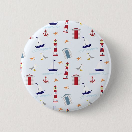sterrenvis ronde button 5,7 cm (Voorkant)