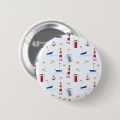 sterrenvis ronde button 5,7 cm (Voorkant /achterkant)