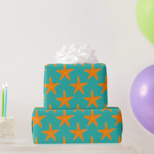 Sterrenvis Star Fish Beach Seashell Seashore Zomer Cadeaupapier