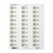 Sterrenvis Strandhuis Zeekust Kust Etiket (Full Sheet)