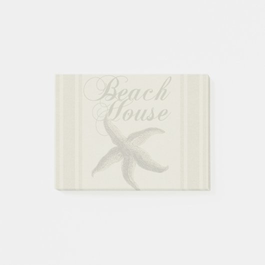 Sterrenvis Strandhuis Zeekust Kust Post-it® Notes (Voorkant)