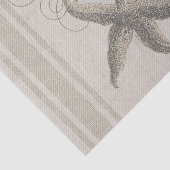 Sterrenvis Strandhuis Zeekust Kust Tissuepapier (Detail)